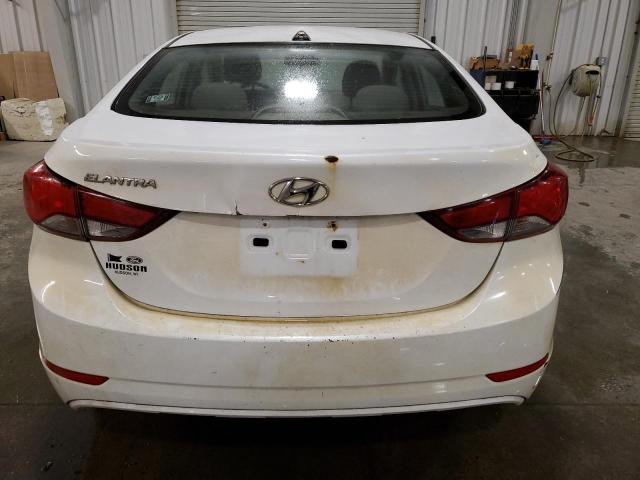 5NPDH4AE3GH665113 - 2016 HYUNDAI ELANTRA SE WHITE photo 6