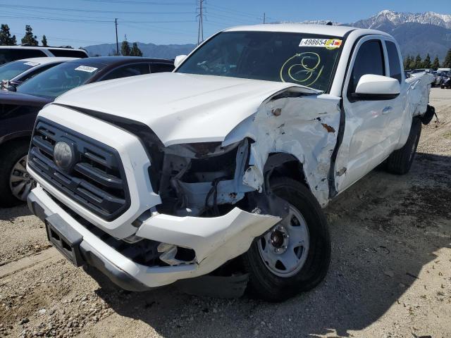 5TFRX5GN8JX104830 - 2018 TOYOTA TACOMA ACCESS CAB WHITE photo 1