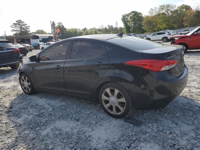 KMHDH4AE3DU539007 - 2013 HYUNDAI ELANTRA GLS BLACK photo 2