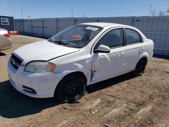 KL1TD56687B058163 - 2007 CHEVROLET AVEO BASE WHITE photo 1