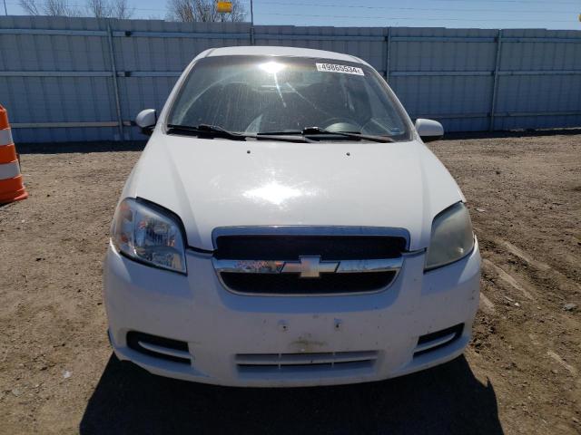 KL1TD56687B058163 - 2007 CHEVROLET AVEO BASE WHITE photo 5