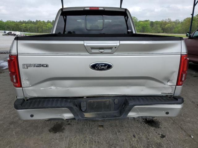 1FTEW1EF0GFB03711 - 2016 FORD F150 SUPERCREW SILVER photo 6