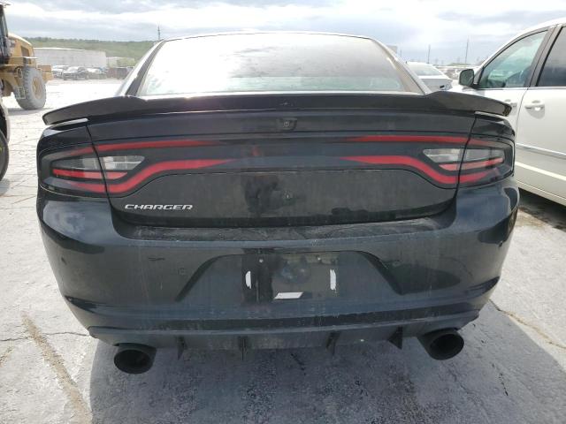 2C3CDXAT2HH660023 - 2017 DODGE CHARGER POLICE BLACK photo 6