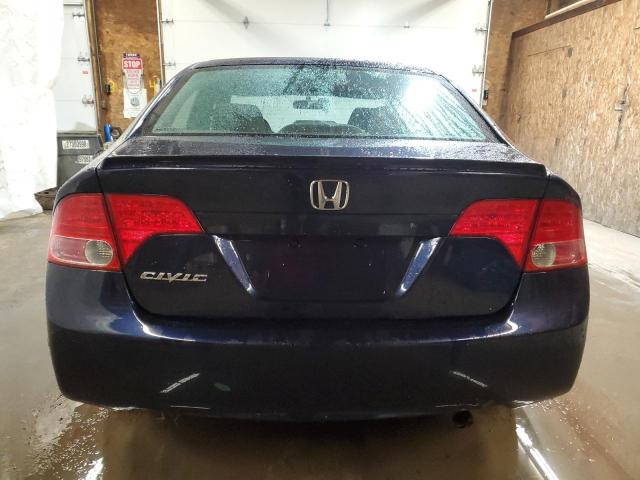 1HGFA16567L104678 - 2007 HONDA CIVIC LX BLUE photo 6