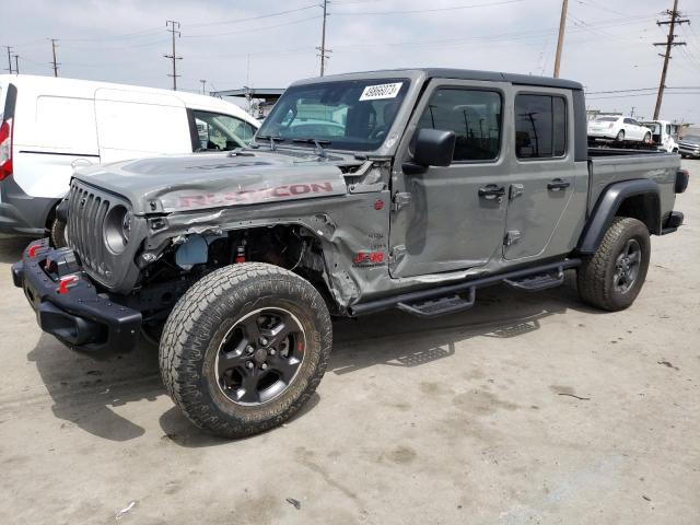 1C6JJTBG1ML603323 - 2021 JEEP GLADIATOR RUBICON GRAY photo 1