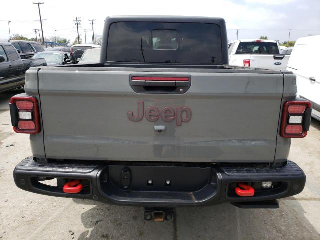 1C6JJTBG1ML603323 - 2021 JEEP GLADIATOR RUBICON GRAY photo 6