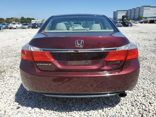 1HGCR2F35FA167779 - 2015 HONDA ACCORD LX BURGUNDY photo 6