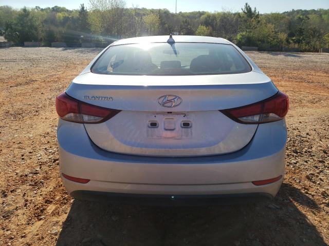 5NPDH4AE5EH459546 - 2014 HYUNDAI ELANTRA SE SILVER photo 6