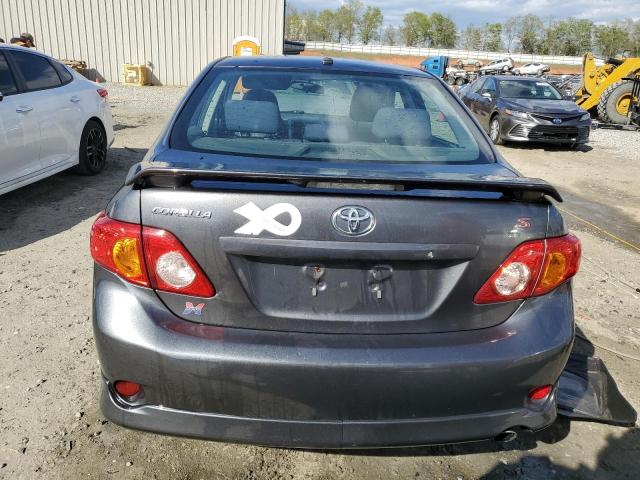 2T1BU4EE5AC451733 - 2010 TOYOTA COROLLA BASE GRAY photo 6