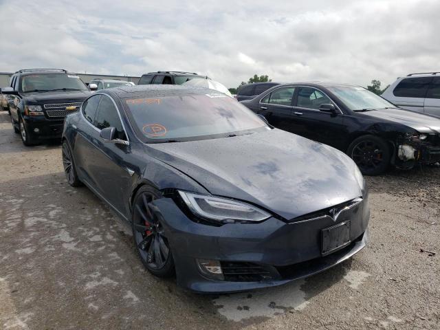 5YJSA1E28HF192769 - 2017 TESLA MODEL S Կապույտ լուսանկար 1