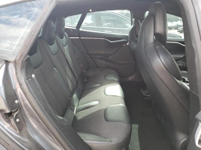 5YJSA1E28HF192769 - 2017 TESLA MODEL S Կապույտ լուսանկար 6