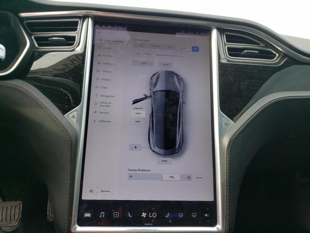 5YJSA1E28HF192769 - 2017 TESLA MODEL S Կապույտ լուսանկար 9