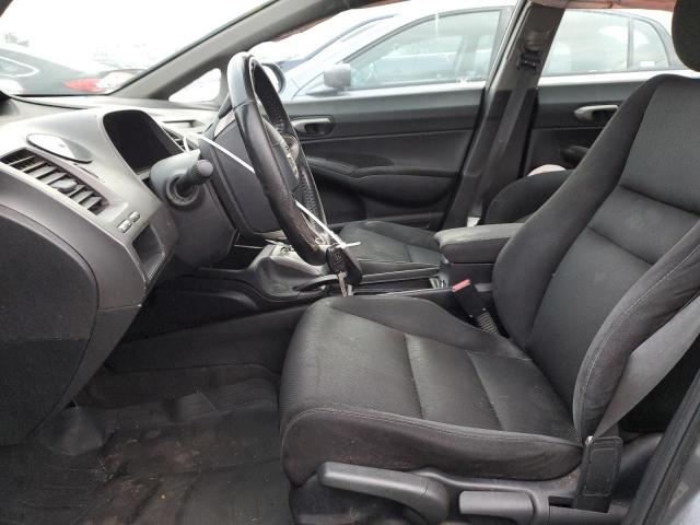 2HGFA16689H308472 - 2009 HONDA CIVIC LX-S GRAY photo 7