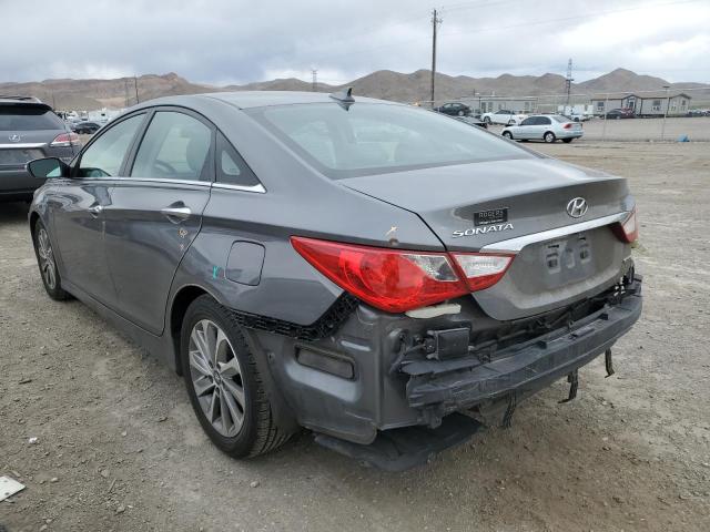 5NPEC4ACXEH934772 - 2014 HYUNDAI SONATA SE GRAY photo 2