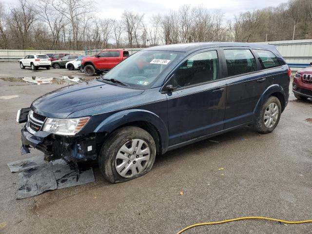 3C4PDCAB5ET181577 - 2014 DODGE JOURNEY SE BLUE photo 1