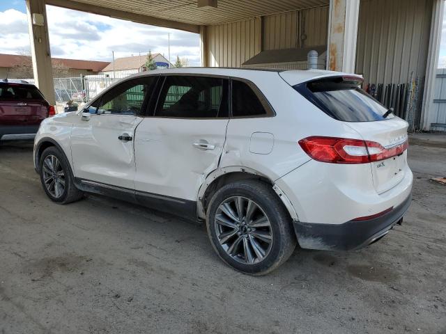 2LMPJ8LP6HBL15561 - 2017 LINCOLN MKX RESERVE WHITE photo 2