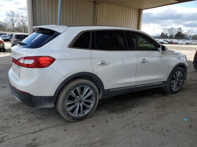2LMPJ8LP6HBL15561 - 2017 LINCOLN MKX RESERVE Սպիտակ լուսանկար 3
