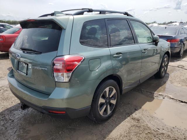 JF2SJAGC3JH509922 - 2018 SUBARU FORESTER 2.5I PREMIUM GREEN photo 3