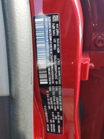ZASPAJAN6M7D07950 - 2021 ALFA ROMEO STELVIO SPORT წითელი ფოტო 13