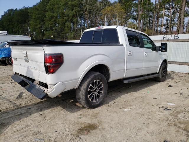 1FTFW1CF2BKD30132 - 2011 FORD F150 SUPERCREW WHITE photo 3