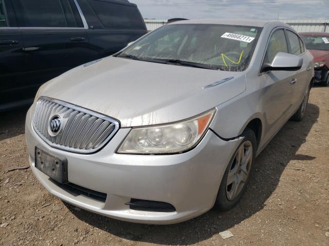 1G4GB5EG7AF124546 - 2010 BUICK LACROSSE CX SILVER photo 2