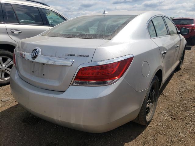 1G4GB5EG7AF124546 - 2010 BUICK LACROSSE CX SILVER photo 4