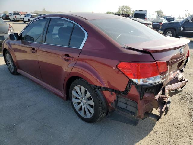 4S3BMCK6XA3236560 - 2010 SUBARU LEGACY 2.5I LIMITED BURGUNDY photo 2