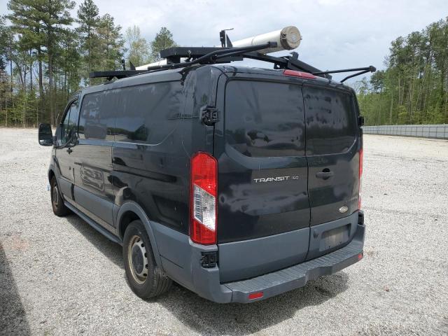 1FTYE1YM3FKA21603 - 2015 FORD TRANSIT T-150 BLACK photo 2