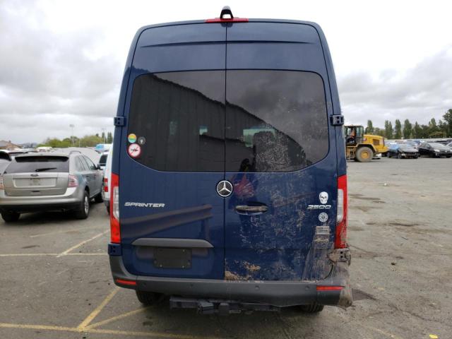 W1W4EBVY6NT102118 - 2022 MERCEDES-BENZ SPRINTER 2500 BLUE photo 6