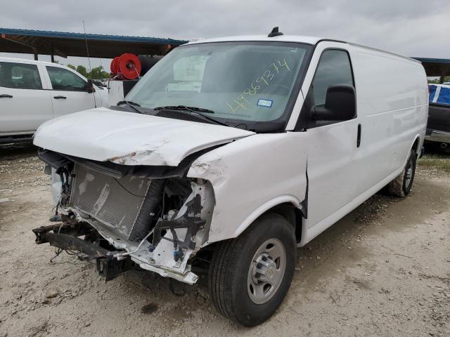 1GCWGBFP4P1220834 - 2023 CHEVROLET EXPRESS G2 WHITE photo 1