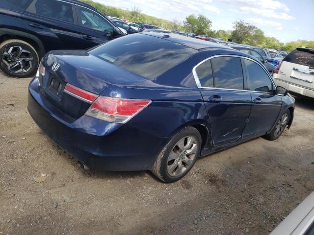 1HGCP2F84BA034331 - 2011 HONDA ACCORD EXL BLUE photo 3