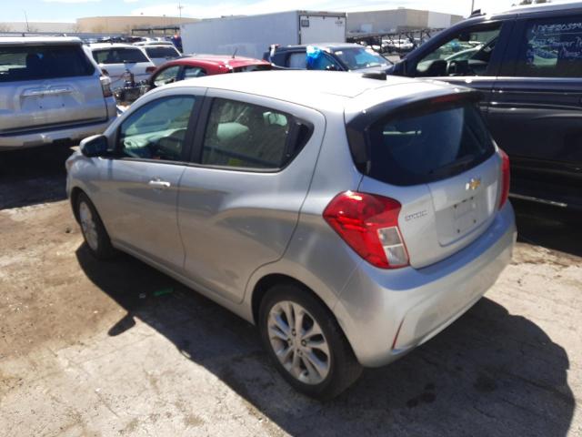 KL8CD6SA3MC735949 - 2021 CHEVROLET SPARK 1LT SILVER photo 2