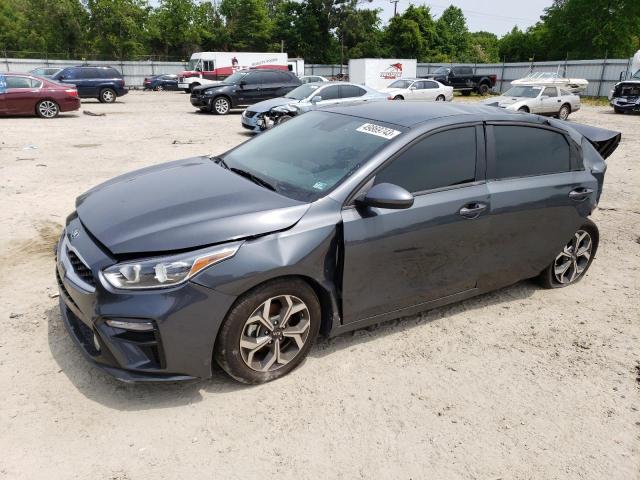 3KPF24AD7ME388046 - 2021 KIA FORTE FE GRAY photo 1