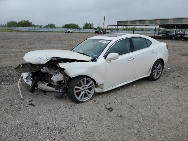 JTHBK262265015911 - 2006 LEXUS IS 250 WHITE photo 1