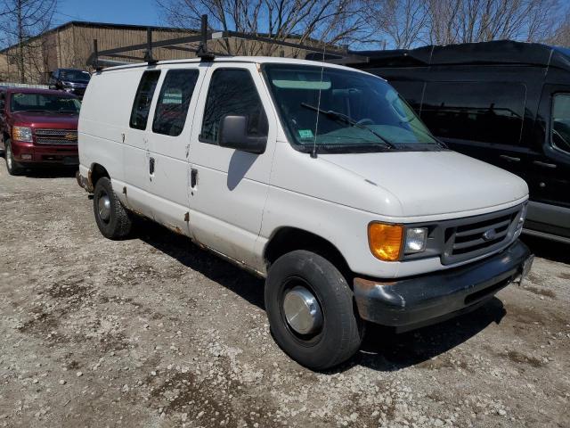 1FTNE24W85HA79122 - 2005 FORD ECONOLINE E250 VAN WHITE photo 4