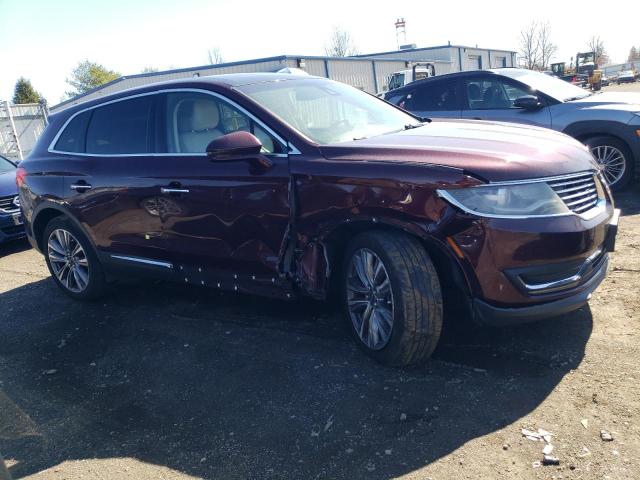 2LMPJ8LP3HBL14349 - 2017 LINCOLN MKX RESERVE Tünd qırmızı foto 4