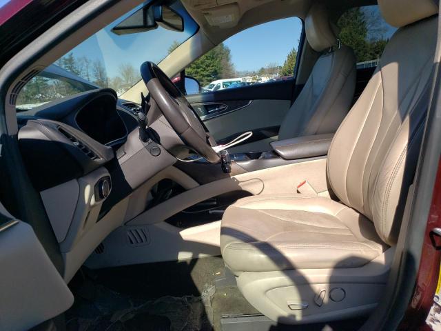 2LMPJ8LP3HBL14349 - 2017 LINCOLN MKX RESERVE Tünd qırmızı foto 7