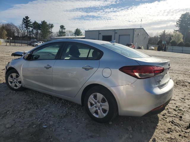 3KPFK4A75JE260149 - 2018 KIA FORTE LX SILVER photo 2