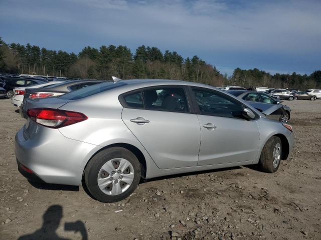 3KPFK4A75JE260149 - 2018 KIA FORTE LX SILVER photo 3