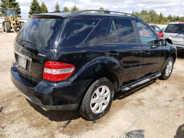 4JGBB86E97A162312 - 2007 MERCEDES-BENZ ML 350 BLACK photo 3