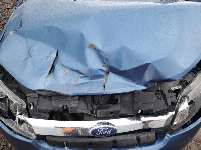 3FAHP0HA4AR309702 - 2010 FORD FUSION SE BLUE photo 11