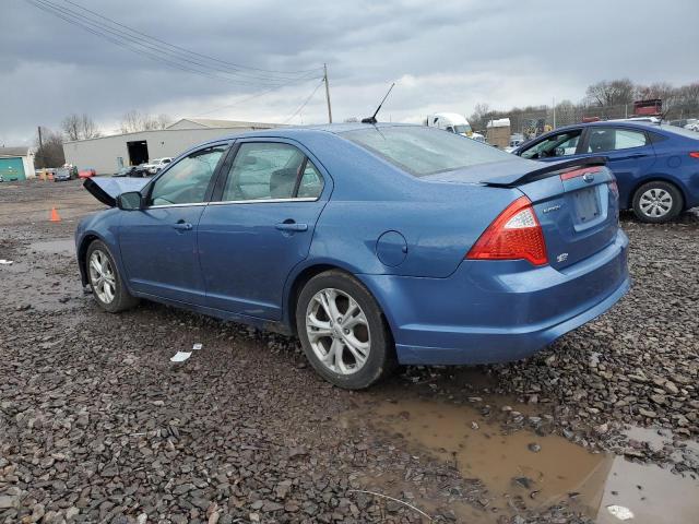 3FAHP0HA4AR309702 - 2010 FORD FUSION SE BLUE photo 2