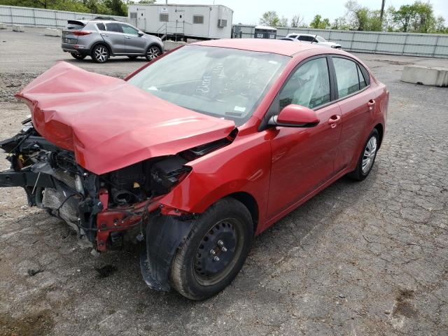 3KPA24AB9KE181437 - 2019 KIA RIO S RED photo 1