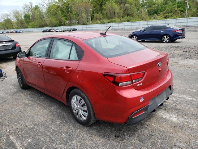 3KPA24AB9KE181437 - 2019 KIA RIO S RED photo 2