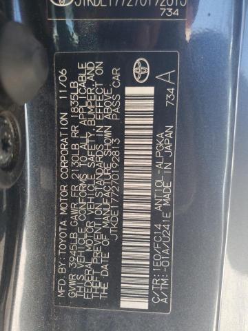 JTKDE177270192813 - 2007 TOYOTA SCION TC 青色 照片 12