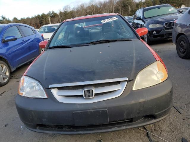 1HGEM22902L076256 - 2002 HONDA CIVIC EX RED photo 5