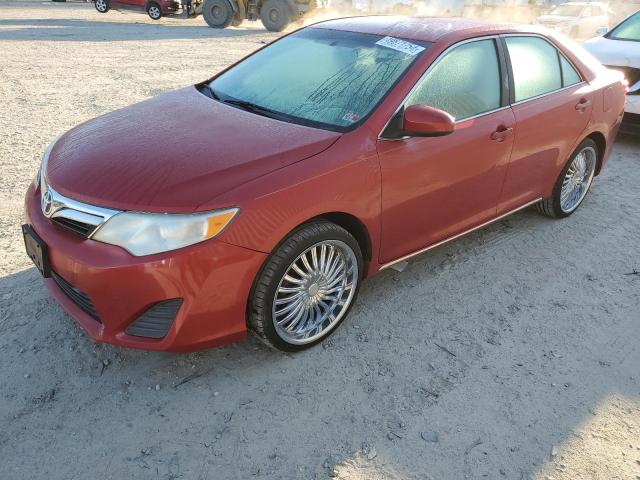 4T4BF1FK8CR183765 - 2012 TOYOTA CAMRY BASE RED photo 1