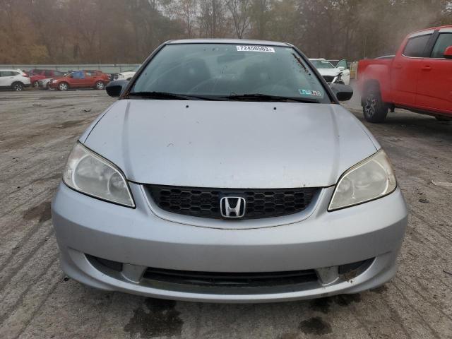 1HGEM22195L061608 - 2005 HONDA CIVIC DX VP SILVER photo 5