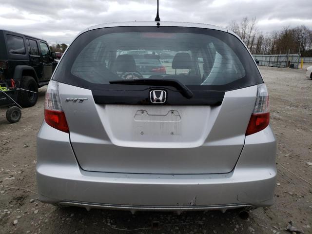 JHMGE8H35DC082744 - 2013 HONDA FIT SILVER photo 6