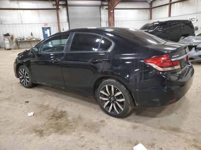 19XFB2F98FE089144 - 2015 HONDA CIVIC EXL BLACK photo 2